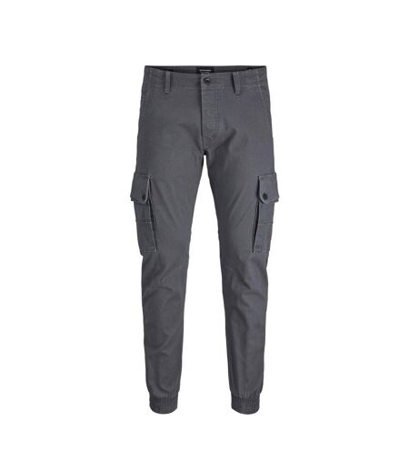 Pantalon cargo gris homme jack & jones warner 12167596 - w28-l32