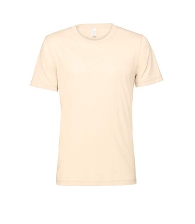 T-shirt adulte beige chiné Bella + Canvas