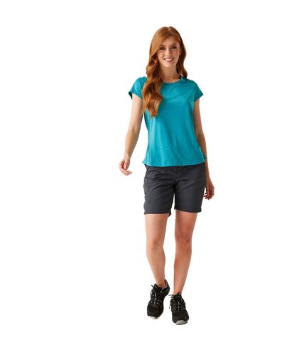 T-shirt limonite femme bleu tahoe Regatta