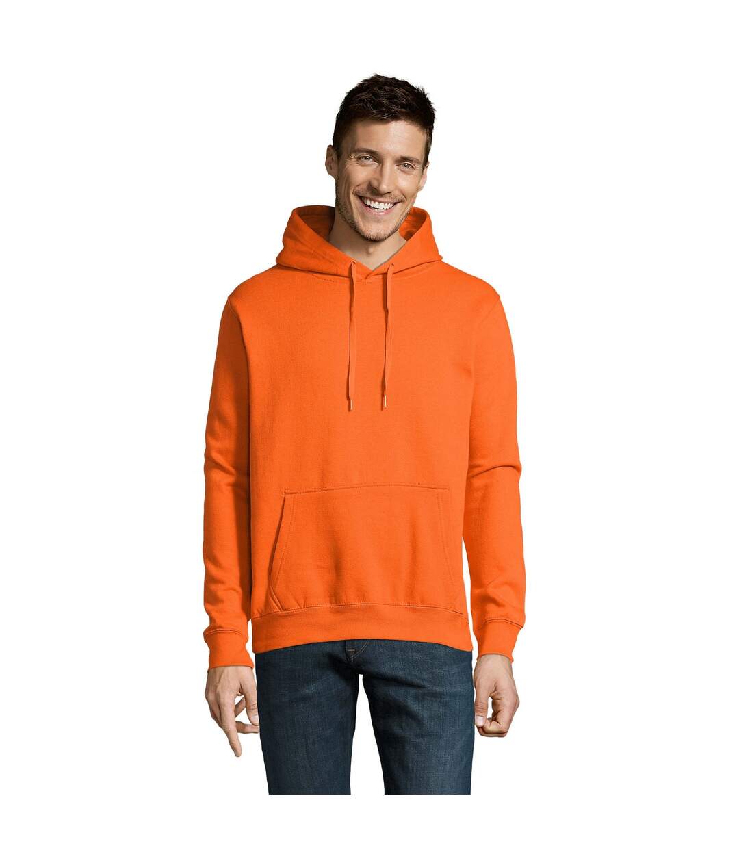 Slam sweatshirt à capuche homme orange SOLS