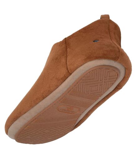 Isotoner Chaussons Bottillons homme confortables, chauds, intérieur sherpa