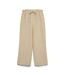 Pantalon fluide beige femme vero moda charline-1