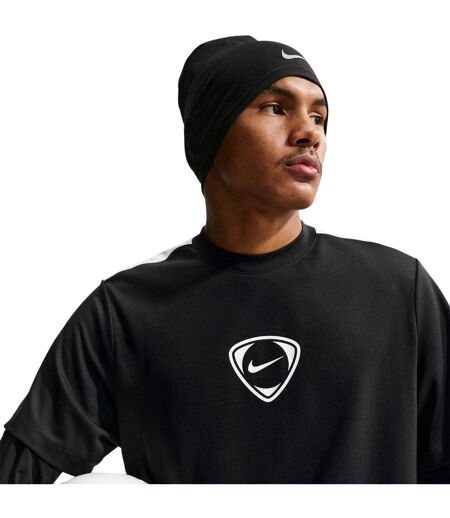 Mens Academy Plus Dri-fit T-shirt Black White Nike