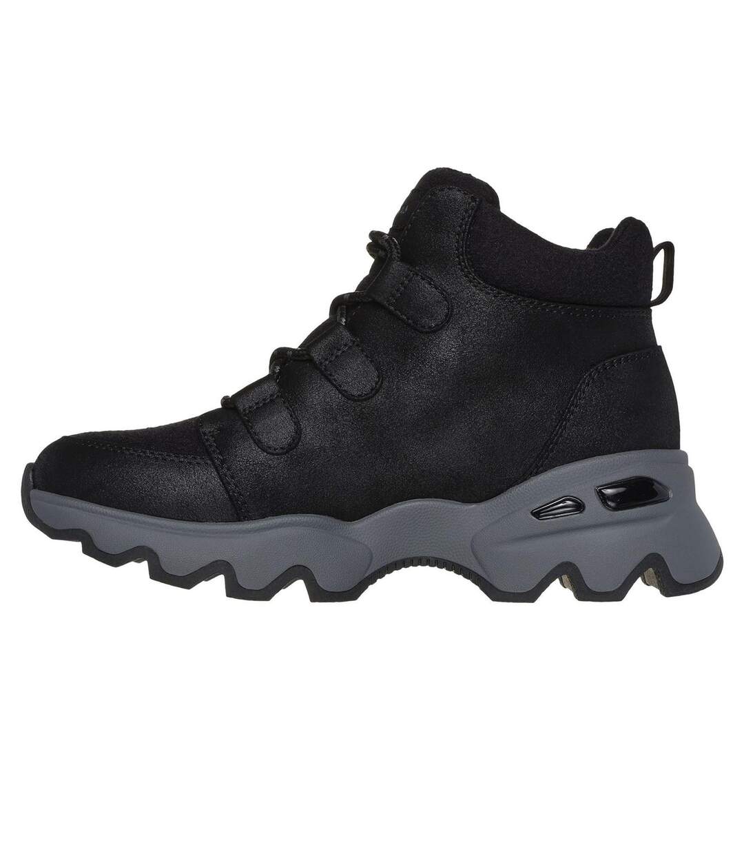 Womens/ladies Biglug Walking Shoes Black Skechers-2