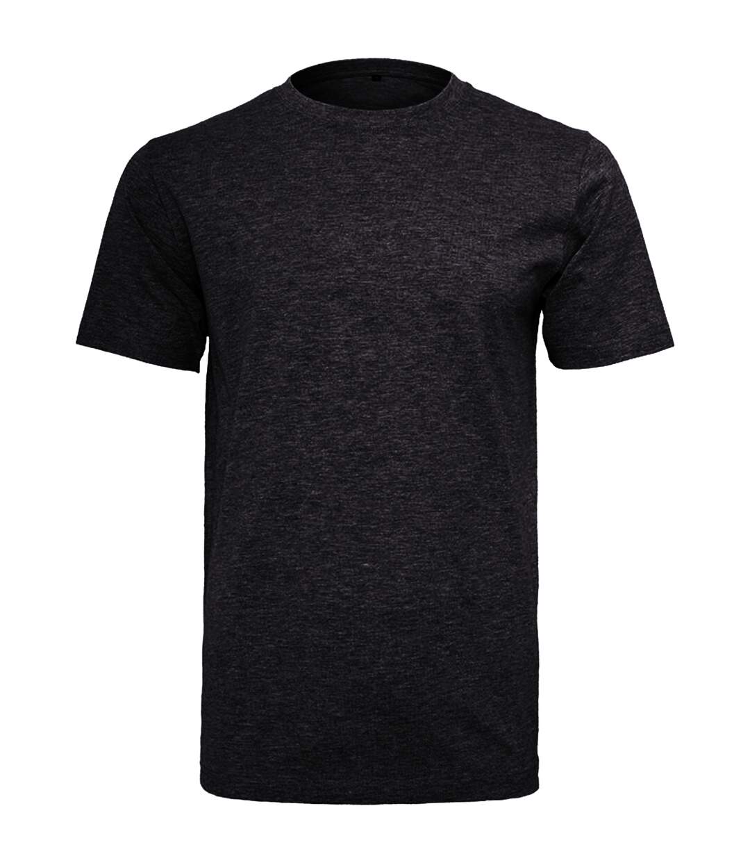 T-shirt col rond manches courtes homme noir Build Your Brand