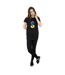 Disney Womens/Ladies Alphabet S Is For Snow White Cotton Boyfriend T-Shirt (Noir) - UTBI42699-4