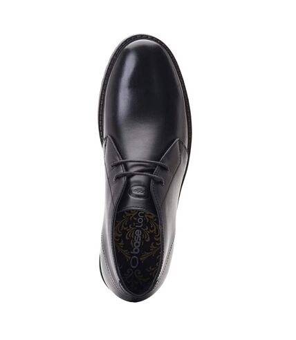 Bottines chukka swan homme noir Base London