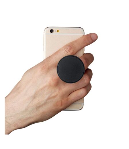 Dot round mobile phone holder one size black MidOcean