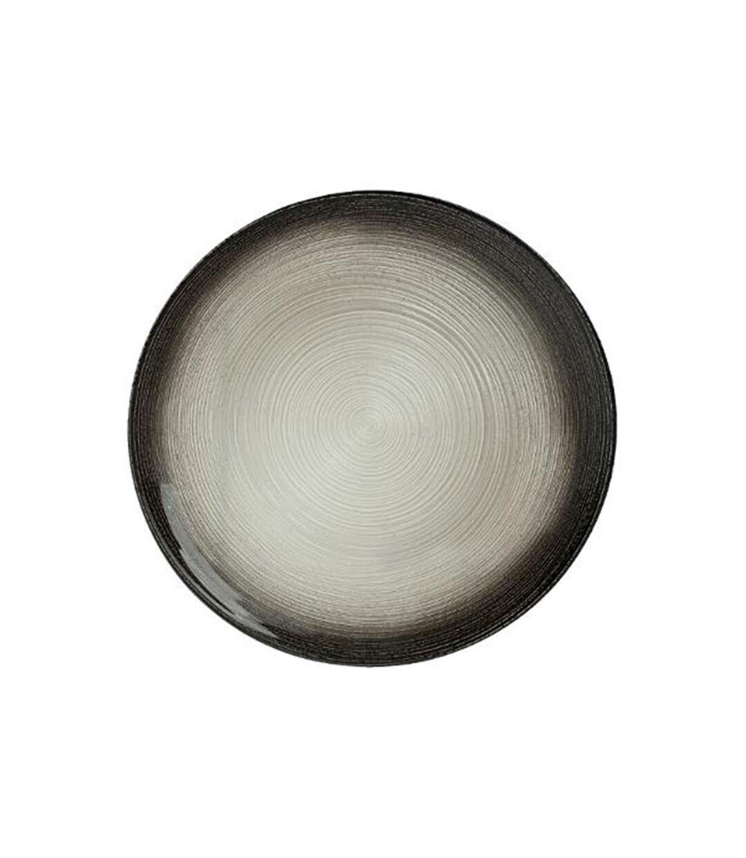 Lot de 6 Assiettes à Dessert Jem 21cm Noir & Argent-1