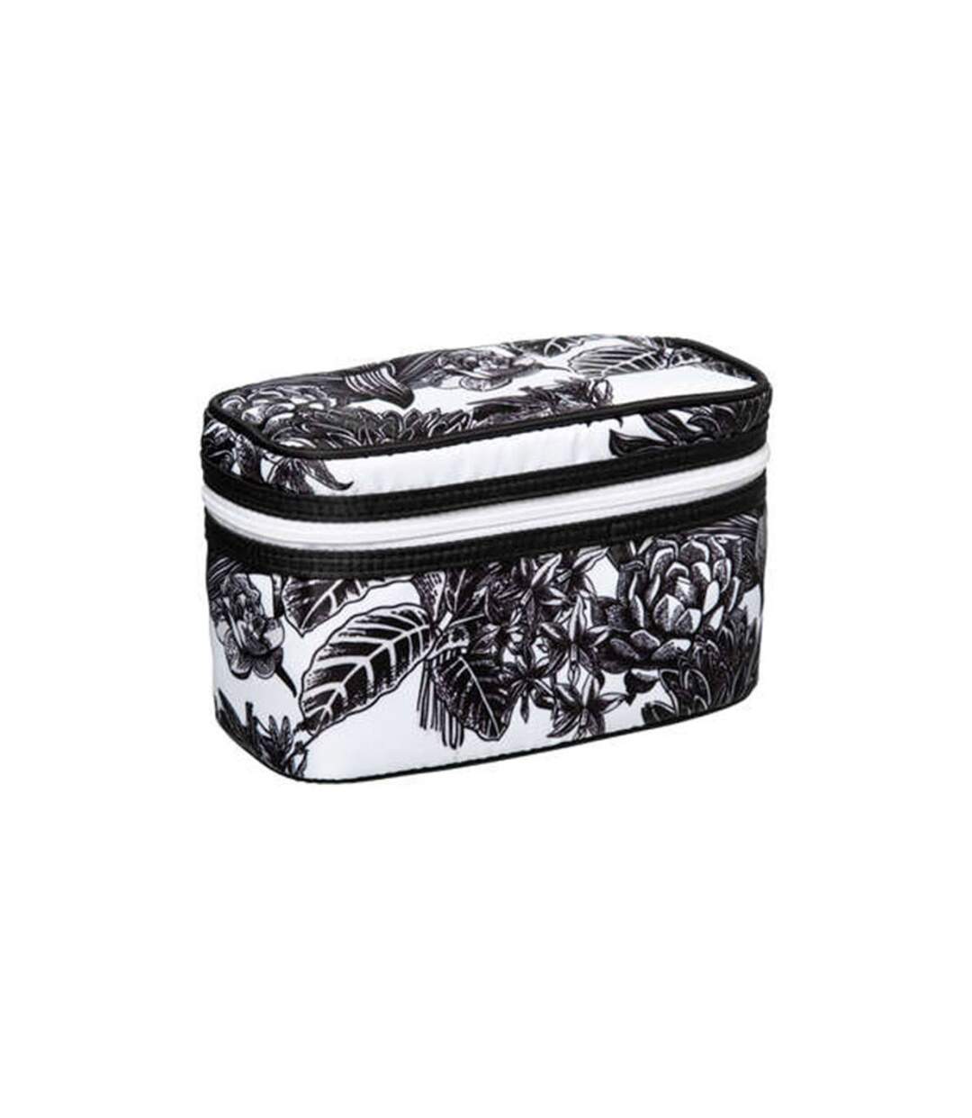 Trousse de Toilette Blackflora 27cm Noir & Blanc-2