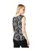 Womens/ladies vertical drape detail top black Principles