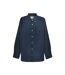 Chemise Manches Longues Motif/style À Points Homme Bleu Marine Foncé Lambretta-2