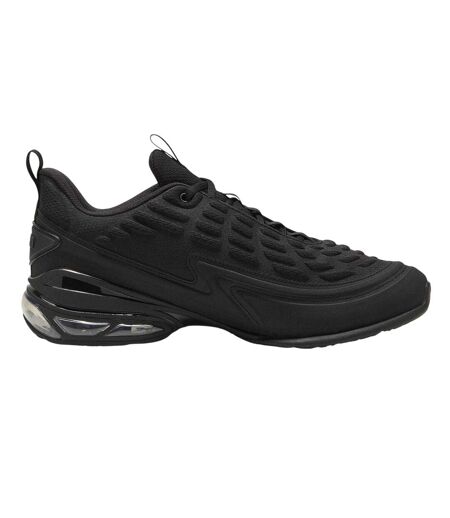 Mens Meza Logo Trainers Triple Black Puma