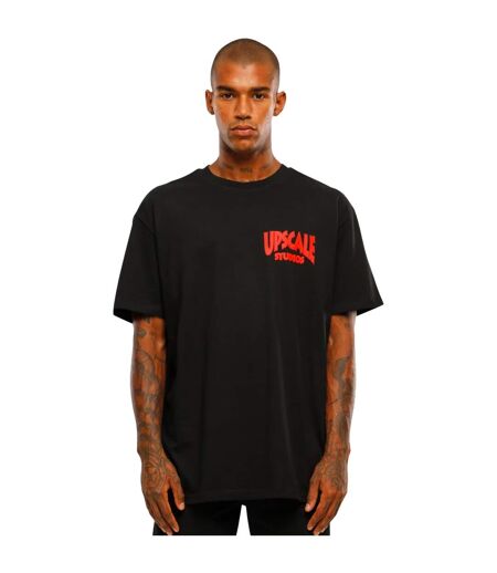 Mens Upscale Studios Oversized T-shirt Noir Mister Tee