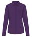 Chemise popeline manches longues - Femme - K549 - violet