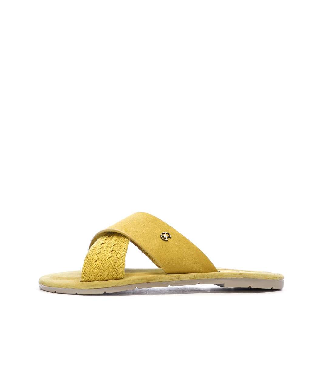 Sandales jaune femme chattawak dacota-1