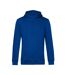 Pull À Capuche Biologique Pour Hommes Bleu Roi B&C-1