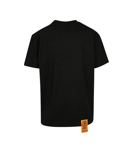 Mens Aurelius Heavyweight Oversized T-shirt Noir Forgotten Faces