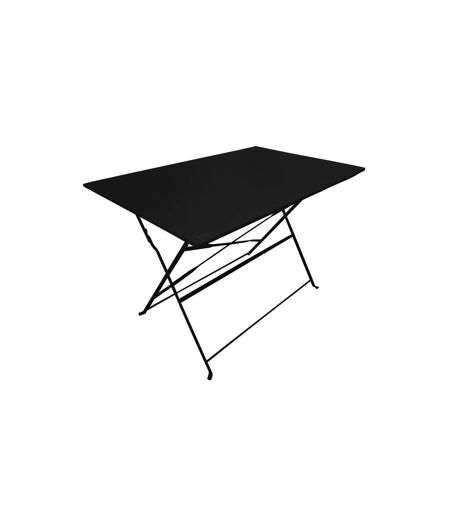 Table de Jardin Pliante Palerme 110cm Noir