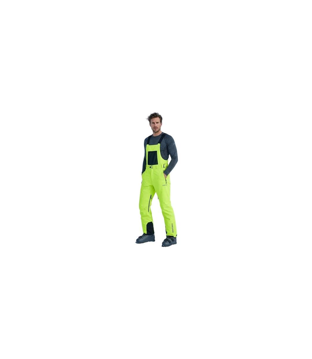 Mens Pro Countdown Ski Trousers Green Head-1