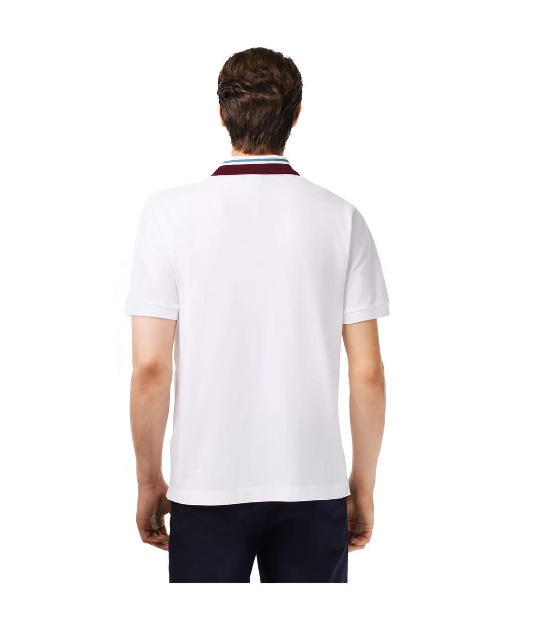 Polo Roland Garros Edition Homme Blanc Lacoste-3