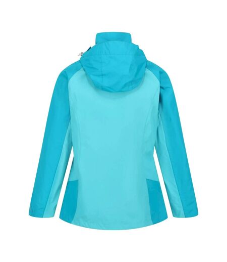 Regatta Womens/Ladies Calderdale IV Waterproof Jacket (Turquoise/Enamel) - UTRG5841