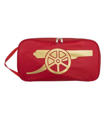 Arsenal FC Foil Print Boot Bag (Gold/Red) (One Size) - UTTA11669