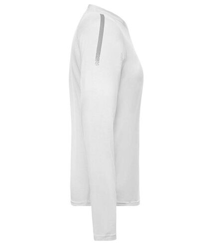 Maillot running en polyester recyclé - Femme - JN521 - blanc