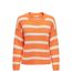 Pull à rayures orange femme jdy stripe-1