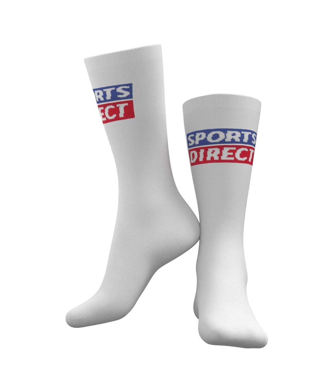 Unisex Adult Crew Socks White Sport Direct-2