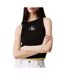 Débardeur noir femme calvin klein jeans monologo - l-1