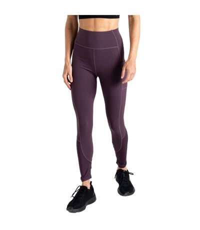 Womens/ladies Power Leggings Deep Plum Dare 2B