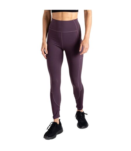 Womens/ladies Power Leggings Deep Plum Dare 2B