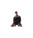 Sweat Manches Longues Motif/style À Rayures Precision Homme Noir Anthracite Sondico-1