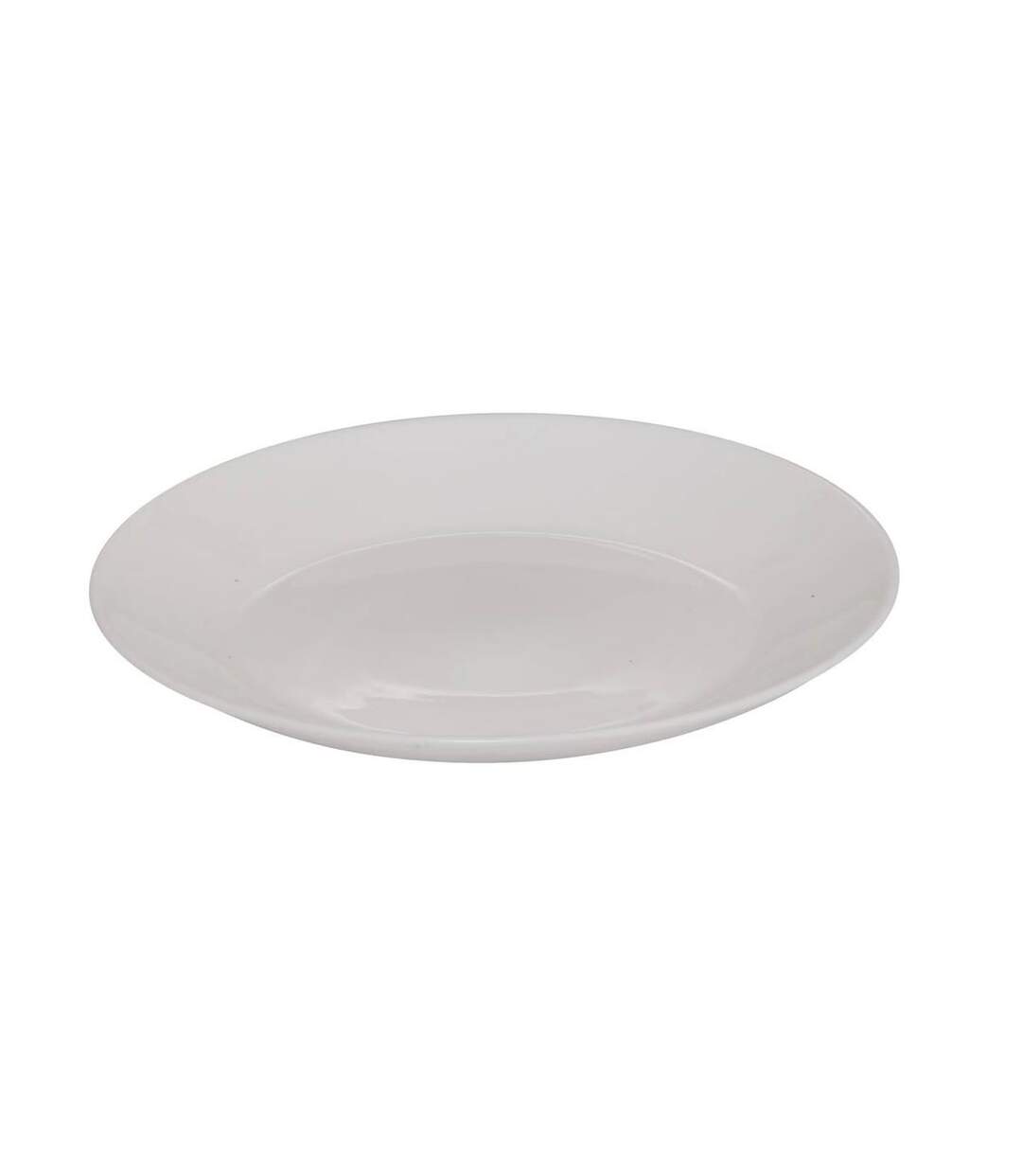Lot de 6 Assiettes à Dessert en Verre Louise 18cm Blanc-2