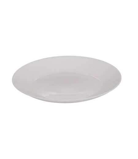Lot de 6 Assiettes à Dessert en Verre Louise 18cm Blanc