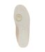 Womens/ladies Logo Leather Trainers Off White Lacoste-3