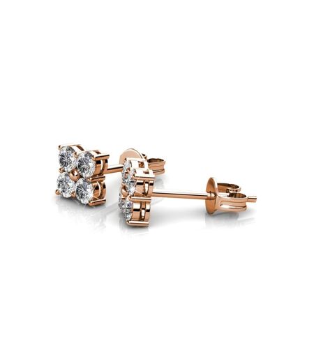 Boucles d'oreilles Sweet Square, Cristal d'Autriche