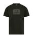 Mens Block Logo Short-sleeved T-shirt Ivy Green C.P. Company-1