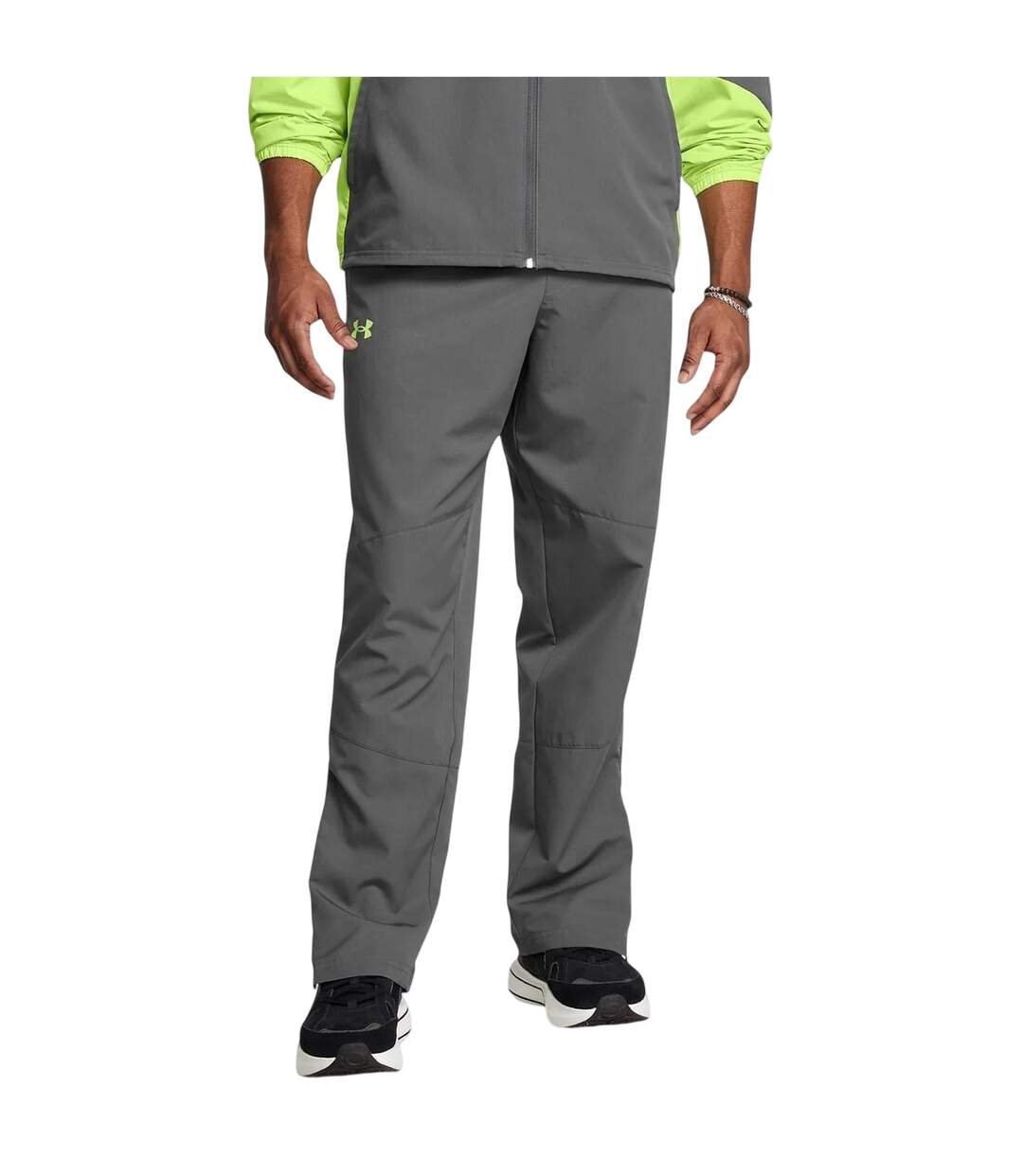 Mens Icon Legacy Relaxed Fit Jogging Bottoms Grey Under Armour-4