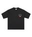 T-shirt Motif/style Cerise Homme Noir London-1