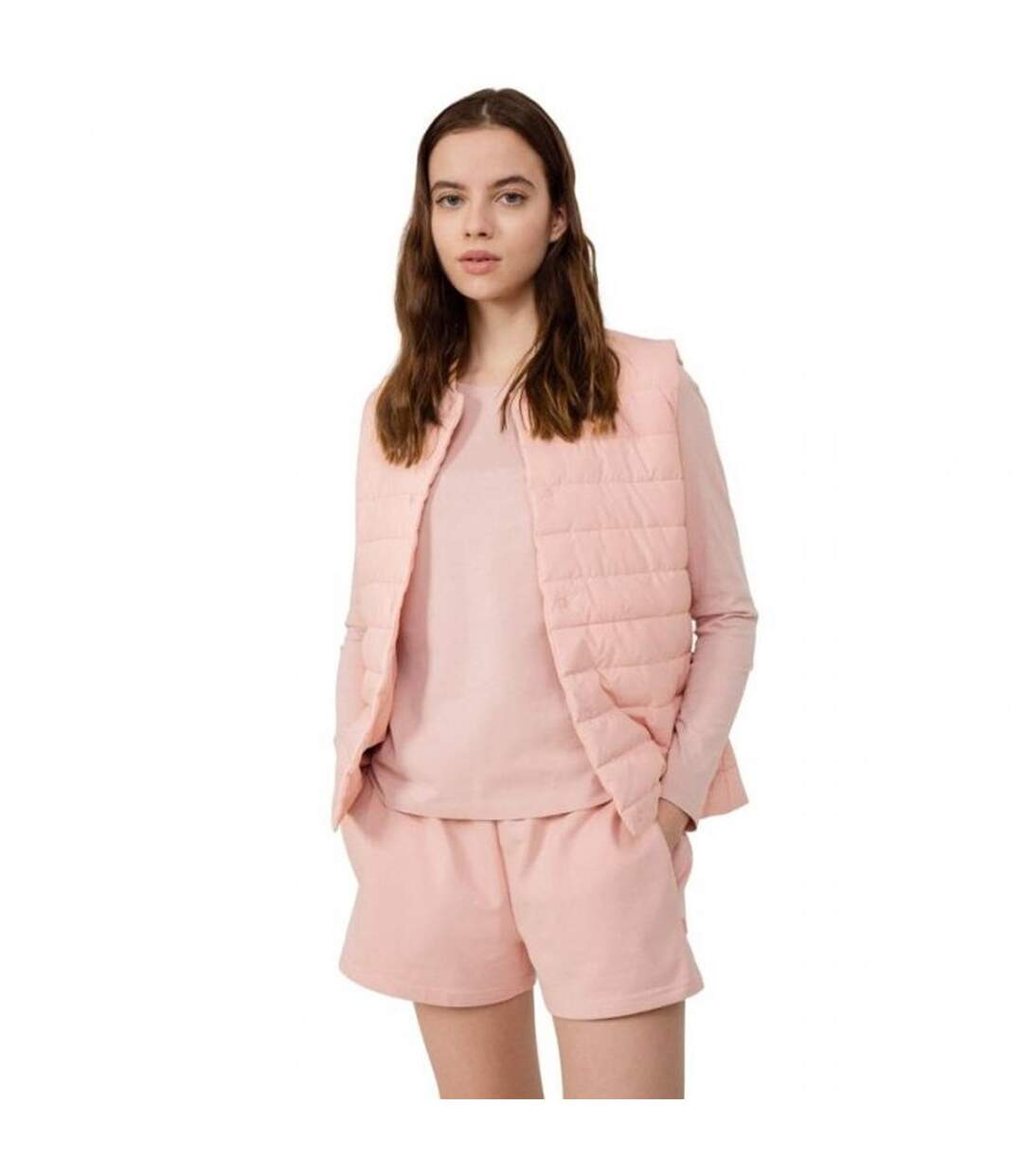 Veste Sans Manches Hol22 Femme Rose Outhorn-1