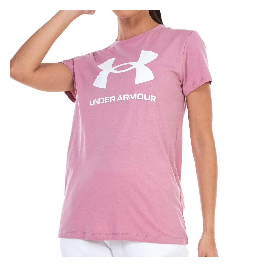 T-shirt Rose Femme Under Armour Live Sportstyle Graphic97 - L-1