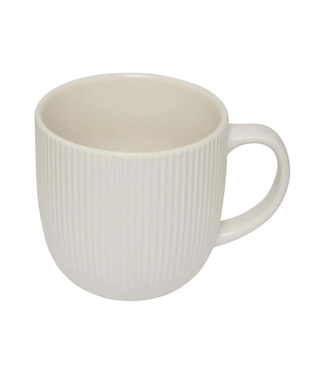 Lot de 6 Mugs en Porcelaine Strata 36cl Blanc-2