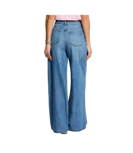Jean large bleu femme morgan stone