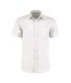 Kustom Kit Mens Short Sleeve Tailored Poplin Shirt (White) - UTPC3072-1