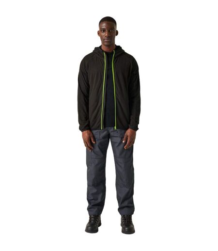Veste Polaire Homme Noir Vert Citron Regatta Professional