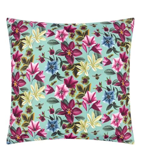 Housse de coussin d'extérieur nature midnight garden taille unique turquoise Wylder