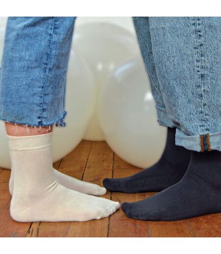 4 Pack Ladies Luxury Bamboo Crew Dress Socks