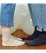 4 Pack Ladies Luxury Bamboo Crew Dress Socks-3